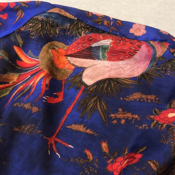 BLOUSE/BODY blue Flower Print 💐🍃🌿 - Picture 8 of 8